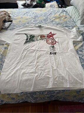 Lost Hills Mexico Graphic Short-Sleeve Men’s T-Shirt - Red & Green Print